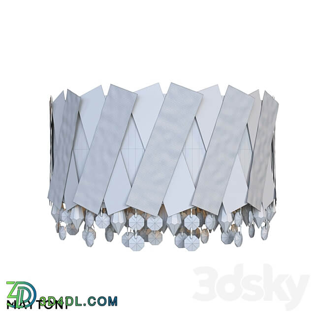 Wall lamp sconce MOD017WL 02BS ОМ 3D Models 3DSKY