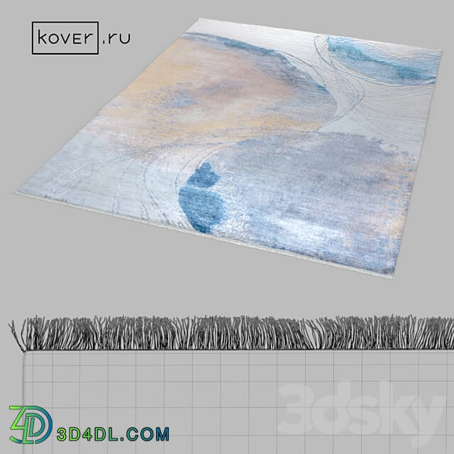 Carpet WEST HOLLYWOOD PJ2999 AQUA Art de Vivre Kover.ru 3D Models 3DSKY