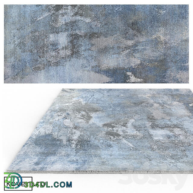 Carpet WEST HOLLYWOOD GPRD1 GRAY SILVER Art de Vivre Kover.ru 3D Models 3DSKY