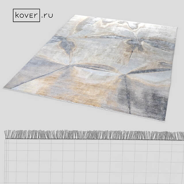Carpet ILLUSION GTS1 GRAY IVORY Art de Vivre Kover.ru 3D Models 3DSKY