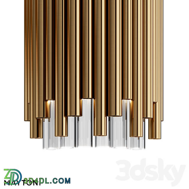 Wall lamp sconce MOD135WL 01BS OM 3D Models 3DSKY
