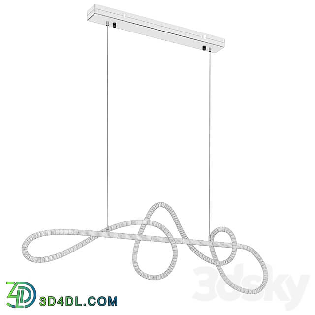 OM Chandelier hanging Lussole Loft River LSP 8365 Pendant light 3D Models 3DSKY