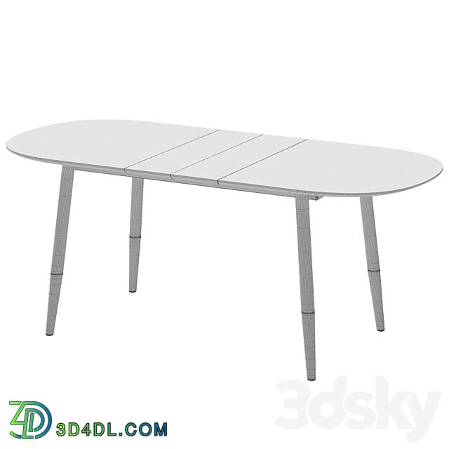 Universal extendable table 3D Models 3DSKY