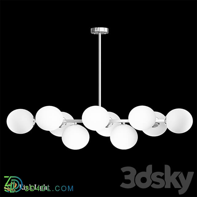 Chandelier Sida chrome 07508 10A 02 OM Pendant light 3D Models 3DSKY