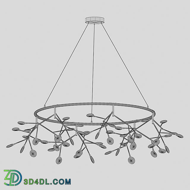 Chandelier Vetta black 07521 54A 19 21 OM Pendant light 3D Models 3DSKY