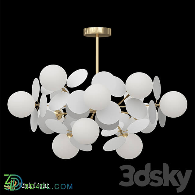 Suspension Matthias white 074160 10.33 01 OM Pendant light 3D Models 3DSKY