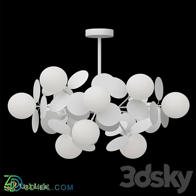 Suspension Matthias white 074160 10.01 01 OM Pendant light 3D Models 3DSKY