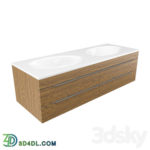 CABINET WITH SINK MALAYA OUM 140 3D Models 3DSKY