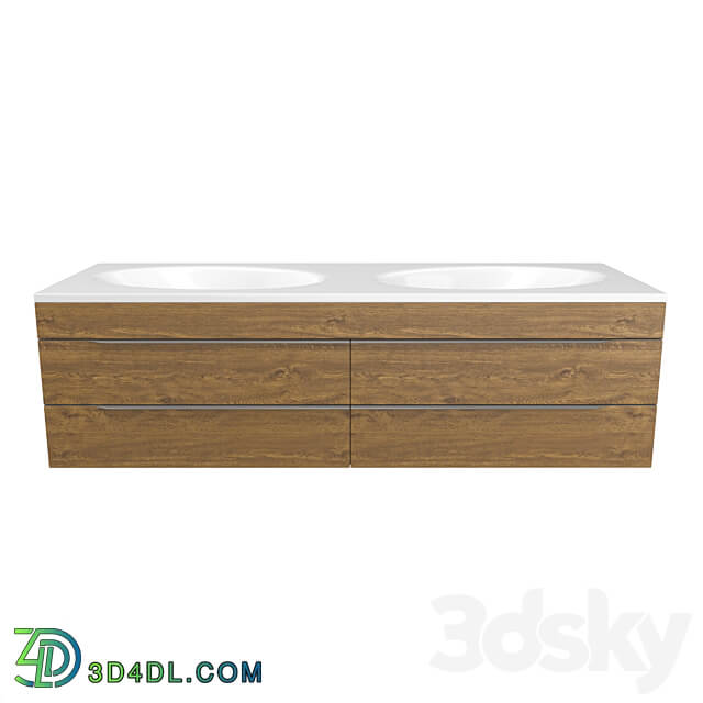 CABINET WITH SINK MALAYA OUM 140 3D Models 3DSKY