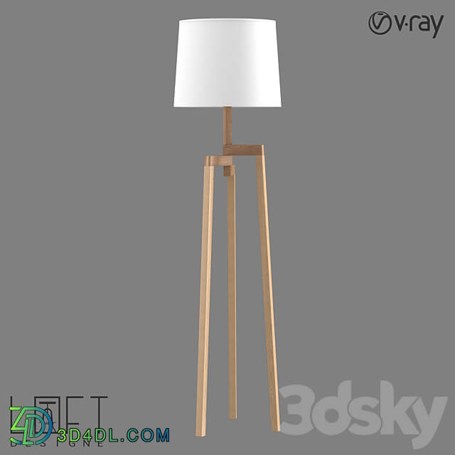 Floor lamp LoftDesigne 820 model 3D Models 3DSKY