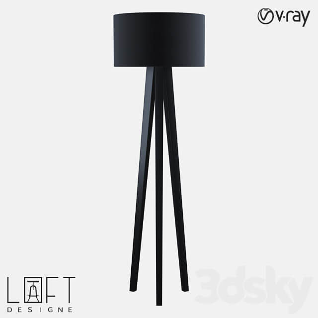 Floor lamp LoftDesigne 823 model 3D Models 3DSKY