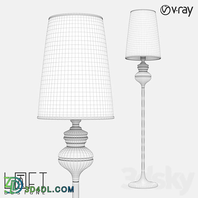 Floor lamp LoftDesigne 831 model 3D Models 3DSKY