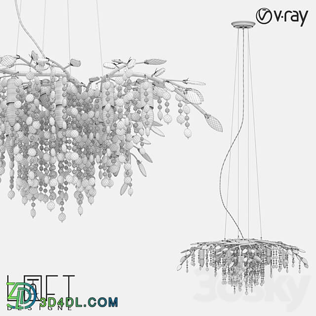 Pendant light LoftDesigne 1026 model Pendant light 3D Models 3DSKY