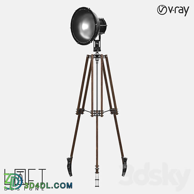 Floor lamp LoftDesigne 7501 model 3D Models 3DSKY