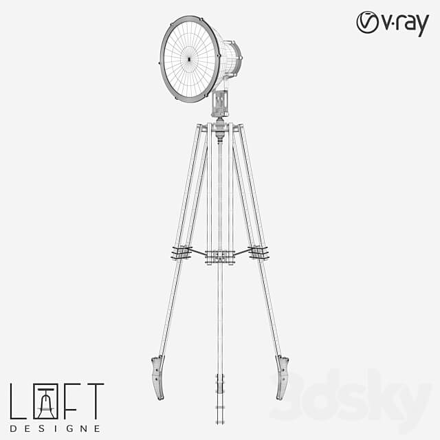 Floor lamp LoftDesigne 7501 model 3D Models 3DSKY