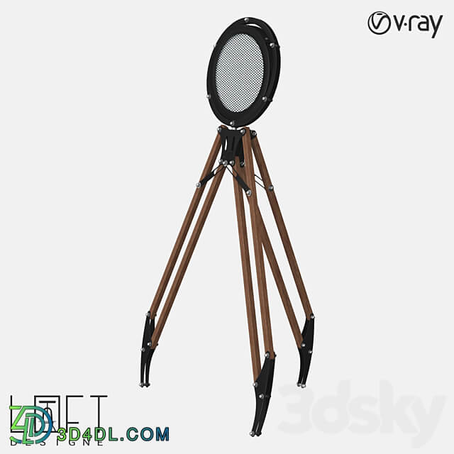 Floor lamp LoftDesigne 7503 model 3D Models 3DSKY