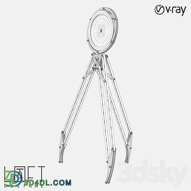 Floor lamp LoftDesigne 7503 model 3D Models 3DSKY