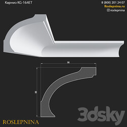 Cornice KG 164ET from RosLepnina 3D Models 3DSKY 