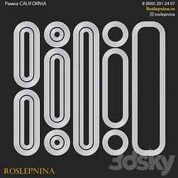CALIFORNIA frame set by RosLepnina 3D Models 3DSKY 