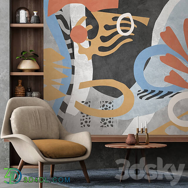 Designer wallpaper MATISSE pack 1 3D Models 3DSKY