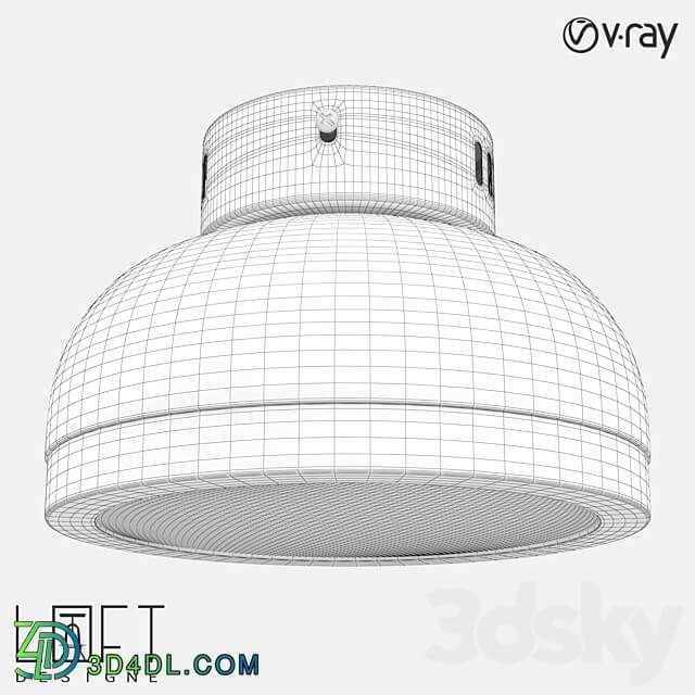 Pendant light LoftDesigne 7954 model Ceiling lamp 3D Models 3DSKY