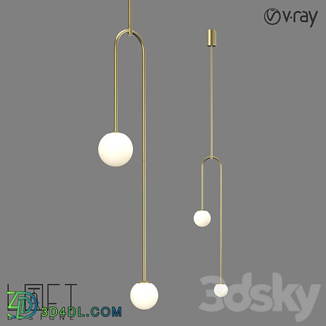 Pendant light LoftDesigne 7989 model Pendant light 3D Models 3DSKY