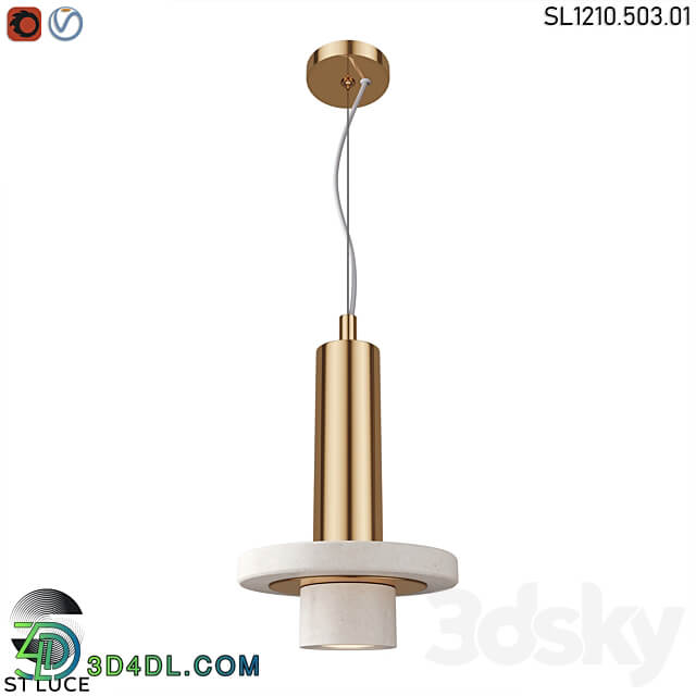 SL1210.503.01 OM Pendant light 3D Models 3DSKY