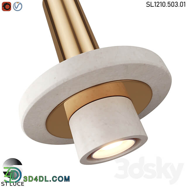 SL1210.503.01 OM Pendant light 3D Models 3DSKY