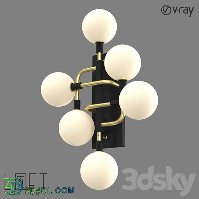 Wall lamp LoftDesigne 8230 model 3D Models 3DSKY