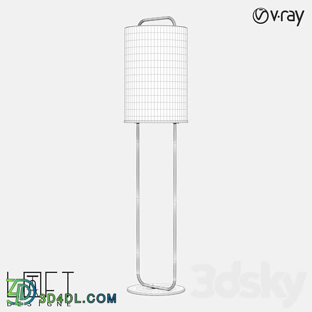 Floor lamp LoftDesigne 8615 model 3D Models 3DSKY