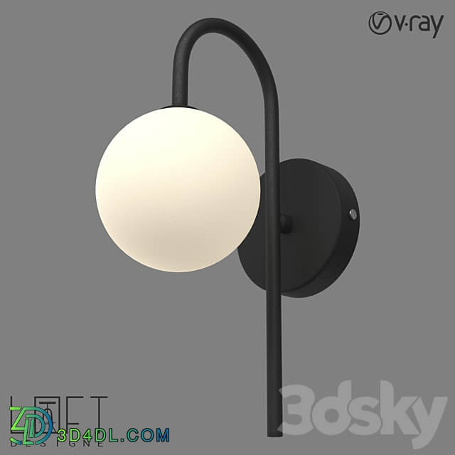 Wall lamp LoftDesigne 9156 model 3D Models 3DSKY