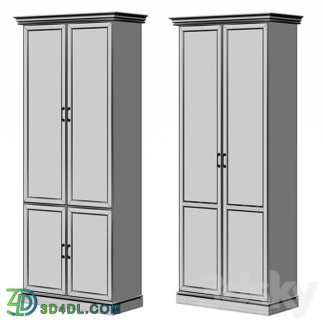 Ohm Combined wardrobe Wardrobe Wardrobe Display cabinets 3D Models 3DSKY