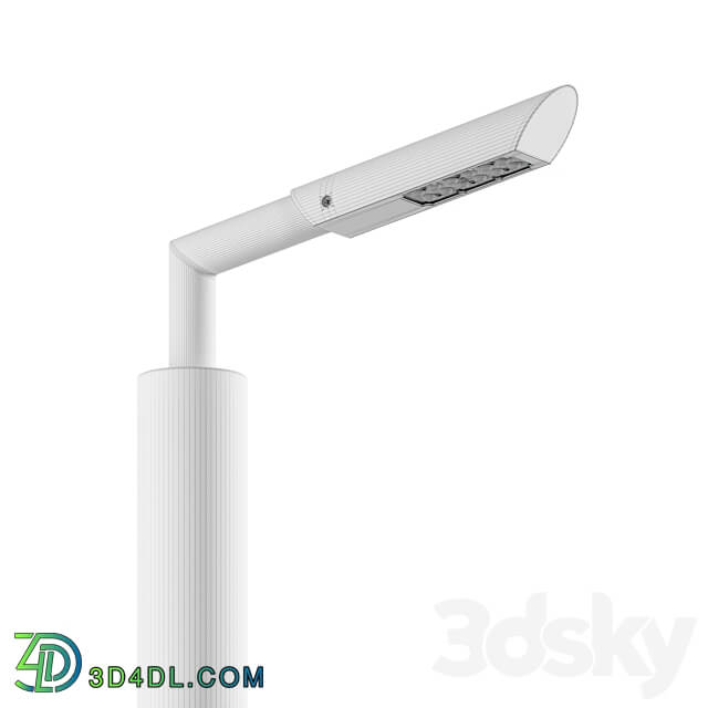 LED Park Lighting Stolb Park Tube Iskra 3D Models 3DSKY