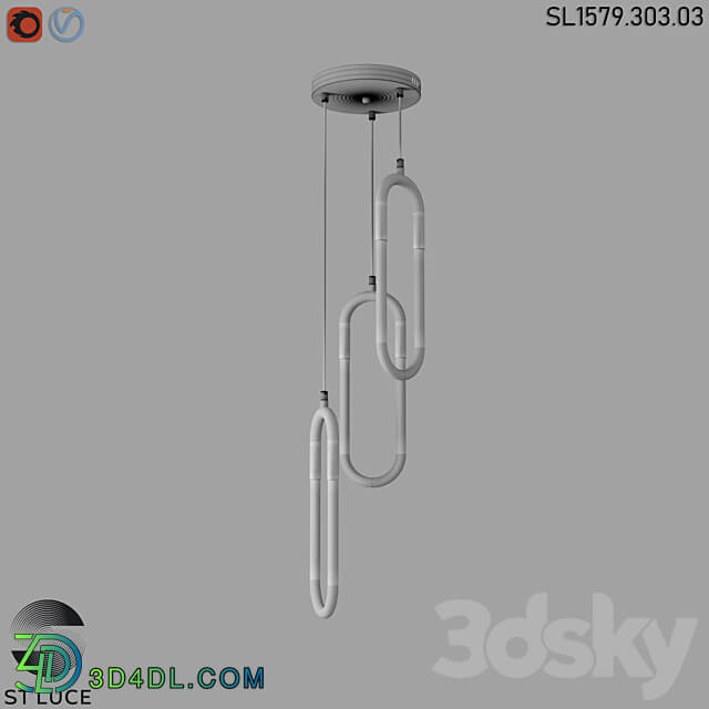SL1579.303.03 OM Pendant light 3D Models 3DSKY