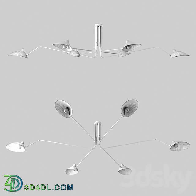 SL305.402.06 OM Ceiling lamp 3D Models 3DSKY