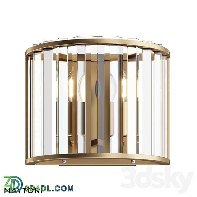 Wall lamp sconce MOD087WL 02G OM 3D Models 3DSKY