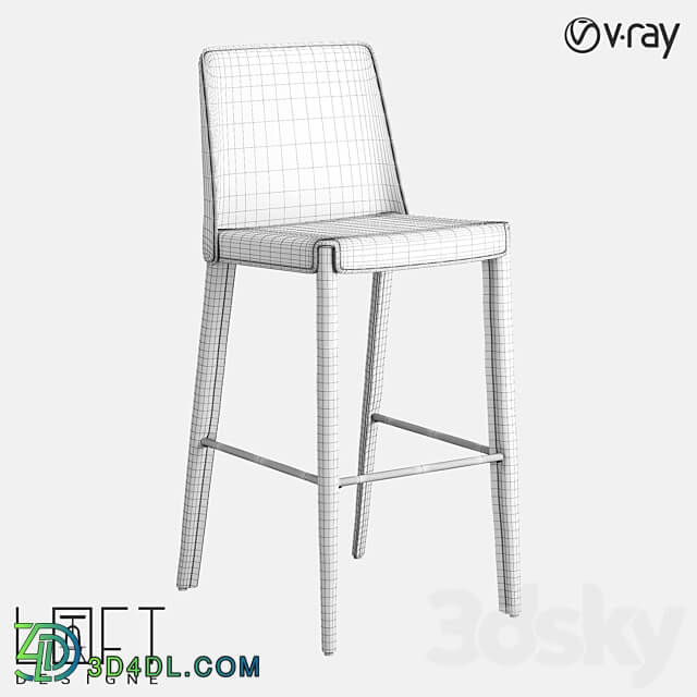 Bar stool LoftDesigne 35860 model 3D Models 3DSKY