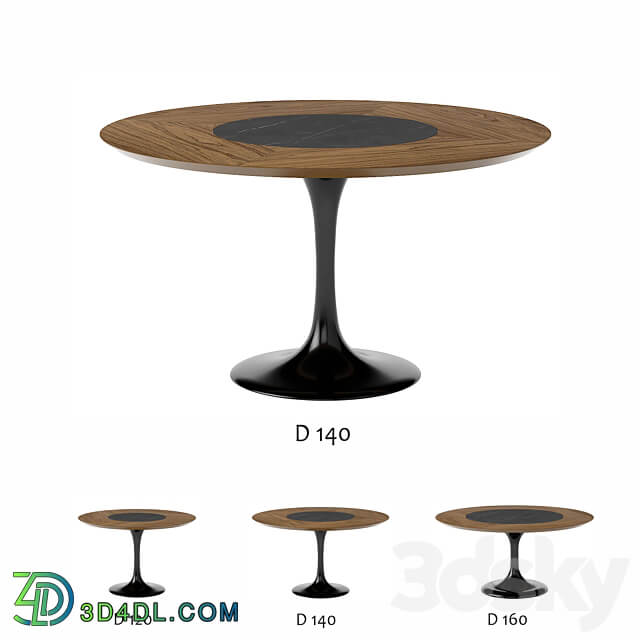 Round table apriori T D120 160 OM 3D Models 3DSKY