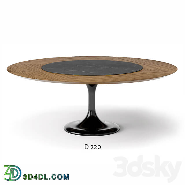 Round table apriori T D180 220 OM 3D Models 3DSKY