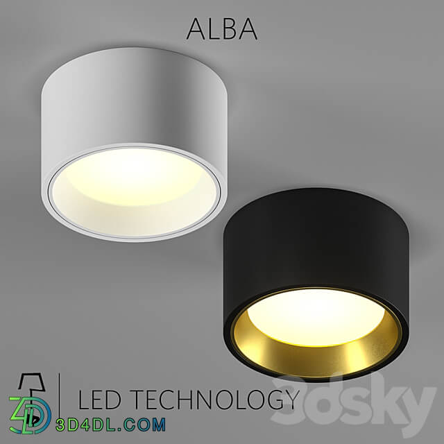 Alba Ceiling lamp 3D Models 3DSKY