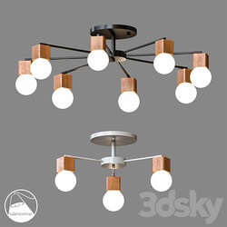 LampsShop.ru PL3076 Chandelier Nordic Light Ceiling lamp 3D Models 3DSKY 