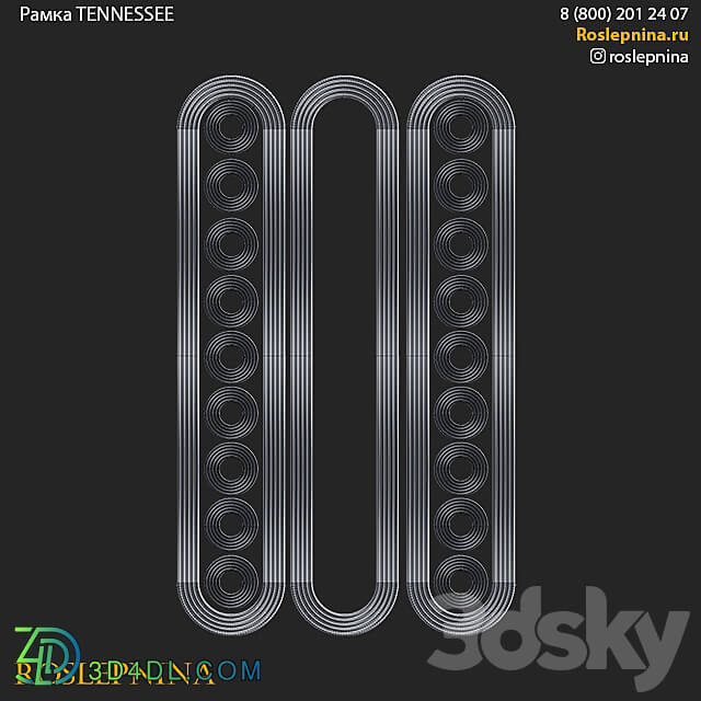 TENNESSEE frame set by RosLepnina 3D Models 3DSKY