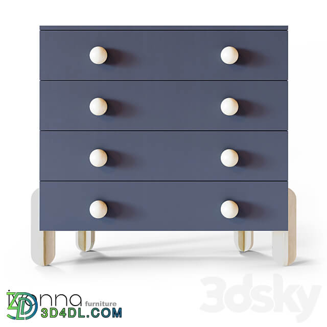 Chest of drawers ICE CREAM D1 size M OM Miscellaneous 3D Models 3DSKY