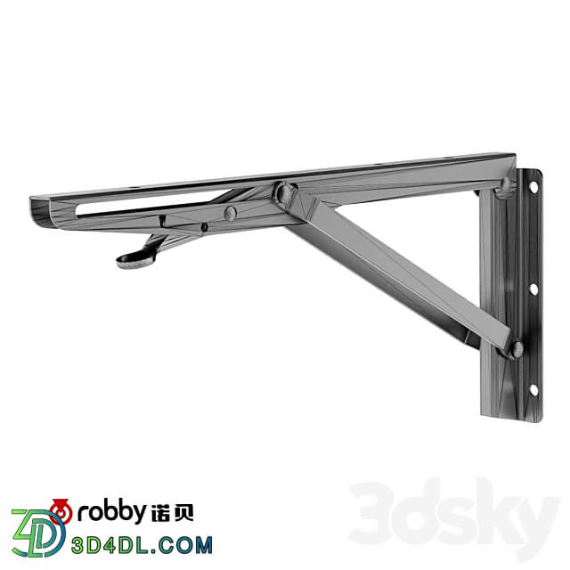 Billy bracket 12 inch. Robby casters Other 3D Models 3DSKY