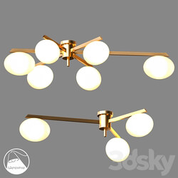 LampsShop.ru PL3069 Chandelier Palmer Ceiling lamp 3D Models 3DSKY 