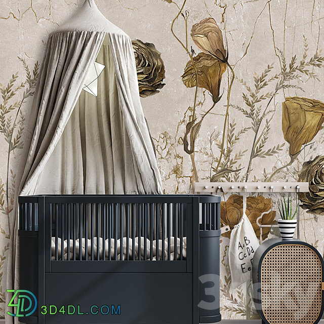 Designer wallpaper HERBARIUM pack 1 3D Models 3DSKY