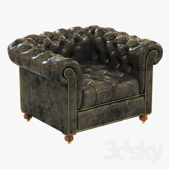 Restoration Hardware Cambridge Leather Chair