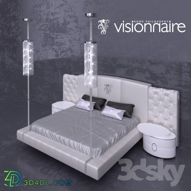 Bed - Visionnaire Beauforts Letto-bed Ipe Cavalli