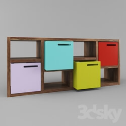 Sideboard _ Chest of drawer - Temahome Storage Boxes with Bookcase 