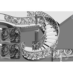 Staircase - spiral staircase 